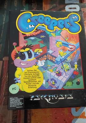 Creepers (Psygnosis 1990) IBM PC (3 Disk, Poster, Box) classic works