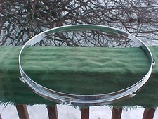 15 inch ROGERS Holiday 1966s snare or tom drum rim 8 hole Chrome Over Steel hoop
