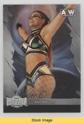 2022 Skybox Metal Universe AEW All Elite Wrestling Tay Melo Rookie RC READ 1g4p