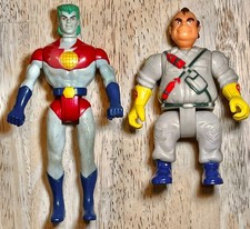 '91 Captain Planet The Planeteers Captain Planet & Sly Sludge Figures Tiger Toys