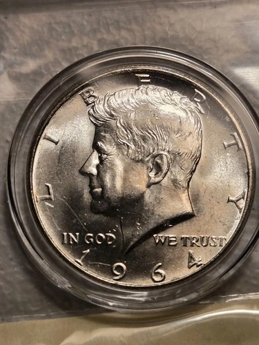 1964 Kennedy Silver Half Dollar Brilliant Uncirculated