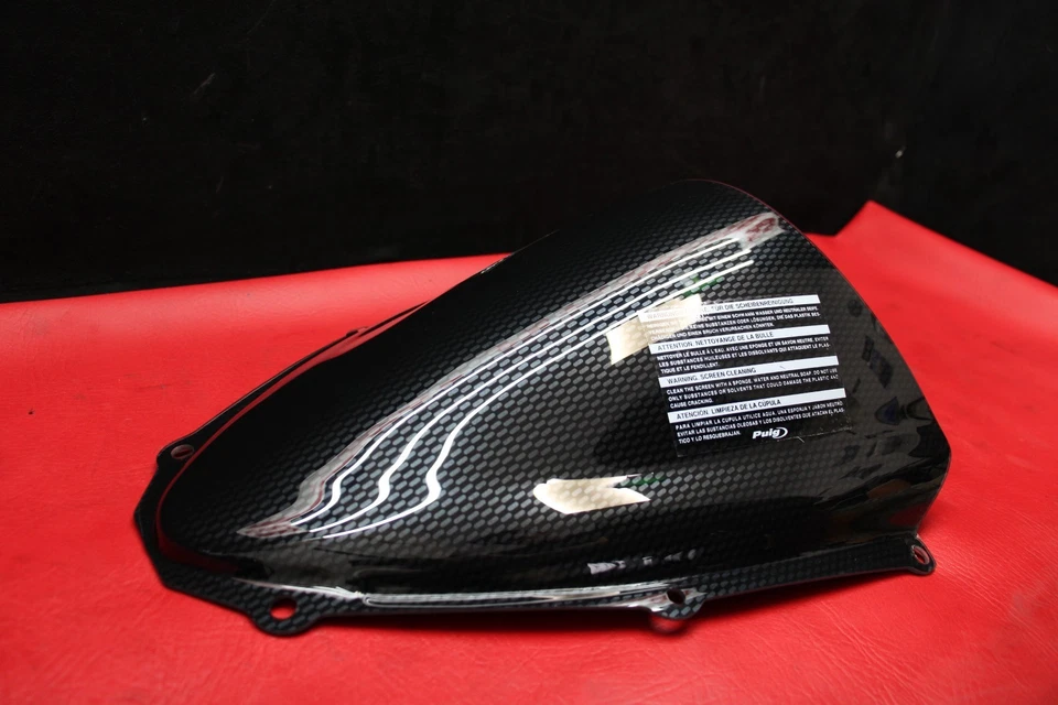 06-2007 SUZUKI GSXR 600/750 PUIG карбоновое ветровое стекло #7695 - Изображение 3 из 4