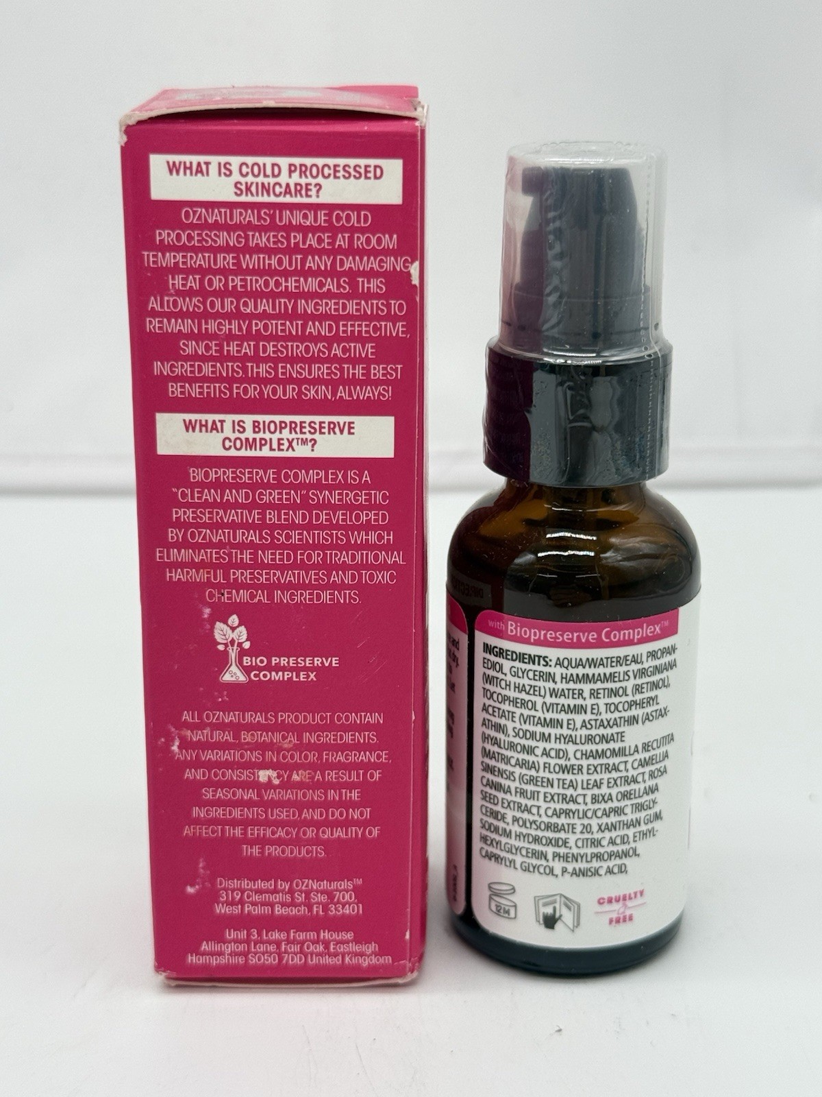 Pro-Retaxinol 2.5 Facial Serum by OZNaturals for Unisex Lightweight - 1 Oz