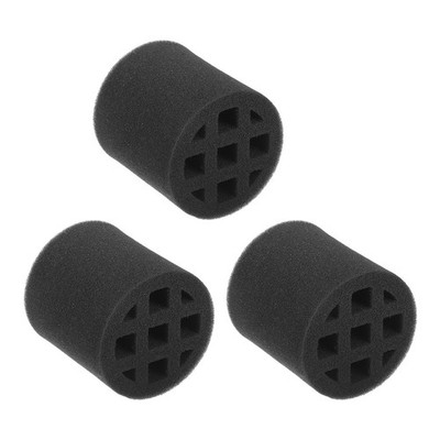 3Pcs 3'' Dia In-line Duct Sound Absorbing Tool Foam for Ventilation Pipes