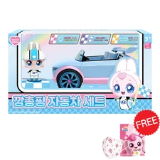 Catch Teenieping x Hyundai Hoppping Car Figure Vehicle Playset Toy + Gift Mask