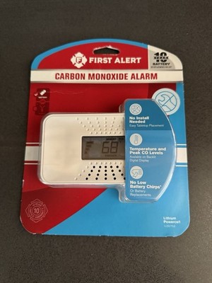 First Alert Carbon Monoxide Alarm/Detector With 10 Year Battery , New