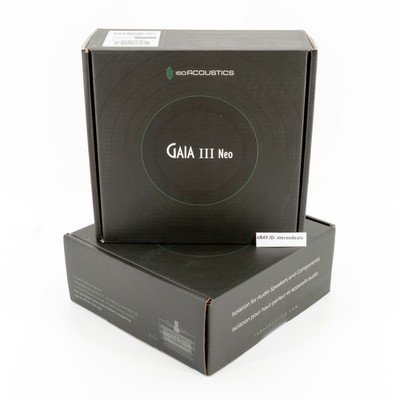 IsoAcoustics GAIA III NEO (Satin Black) - Isolators (2 sets of 4 pcs)