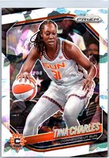 2025 Panini Prizm WNBA #3 Tina Charles Ice Prizms
