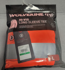 Wolverine HI-VIS Long Sleeve Tee, Size L, BRAND NEW/ FACTORY PACKING