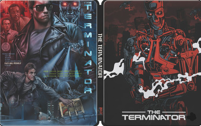 Terminator Casing Customized steelbook case of The Terminator 4K 1984 case only, no disc ...