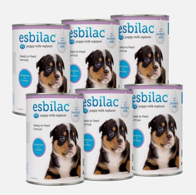 6x PetAg Esbilac Puppy Milk Replacer Liquid - 11 oz - Ready-to-Feed Puppy Formul