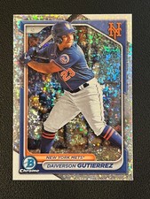 Daiverson Gutierrez 2024 Bowman Chrome Mini-Diamond Refractor Mets