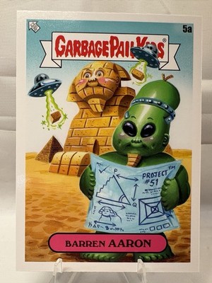 Barren Aaron #5a Garbage Pail Kids Intergoolactic Mayhem - Time Warp 2023