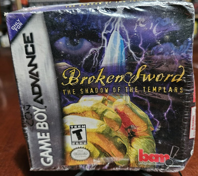 Broken Sword: The Shadow of the Templars Nintendo Game Boy Advance NEW Sealed-!