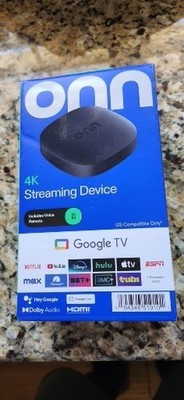 ONN 4K Streaming Device, Ultra HD Resolution,  8 GB Storage, 2 GB RAM