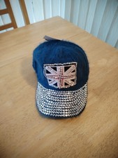 Ladies Cap with Union Jack Design New with Tags One Size