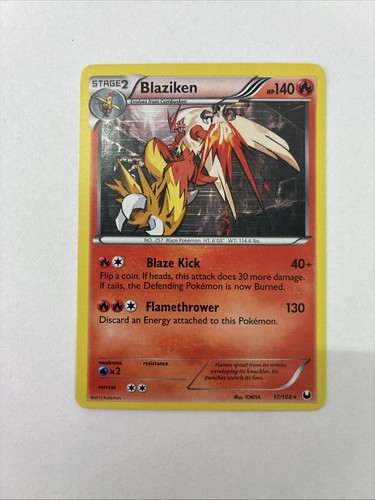 Blaziken 17/108 Dark Explorers Holo