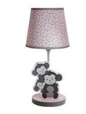 Bedtime Originals by Lambs  Ivy Co Pinkie Monkey Lamp NEW IN BOX Discontinued