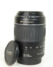 Canon EF 55-200mm f/4.5-5.6 II USM Lens, Both Caps, Fungus.