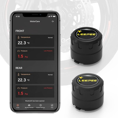 #ad leepee Motorcycle Tire Pressure Monitoring System and... $69.74
