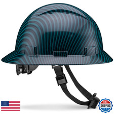 Acerpal Full Brim Non-vented Green Carbon Fiber Design Carbon Fiber Design