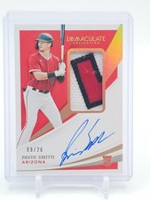 PAVIN SMITH 2021 IMMACULATE COLLECTION RPA ROOKIE PATCH AUTO GOLD /26 #152 Q5194