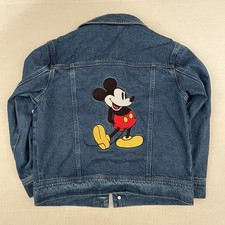 Mickey Mouse Childs Denim Jean Jacket Size 7/8 NWT, Disney