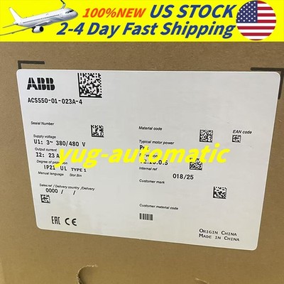New ABB ACS550-01-023A-4 380-480V Vector Control Drive Free Shipping