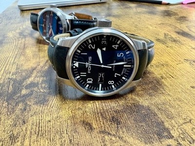 FORTIS F-43 Flieger Big Day Date Automatic 200m Black Dial Men's Watch