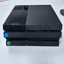 Lot Of 2 Defective Sony PlayStation 4 PS4 Black System Console Only For Parts