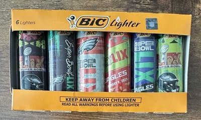 Philadelphia Eagles BIC Lighters Super Bowl LIX Limited Edition