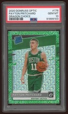 Payton Pritchard 2020 Donruss Optic Rated Rookie Dragon Choice RC PSA 10 - POP 1