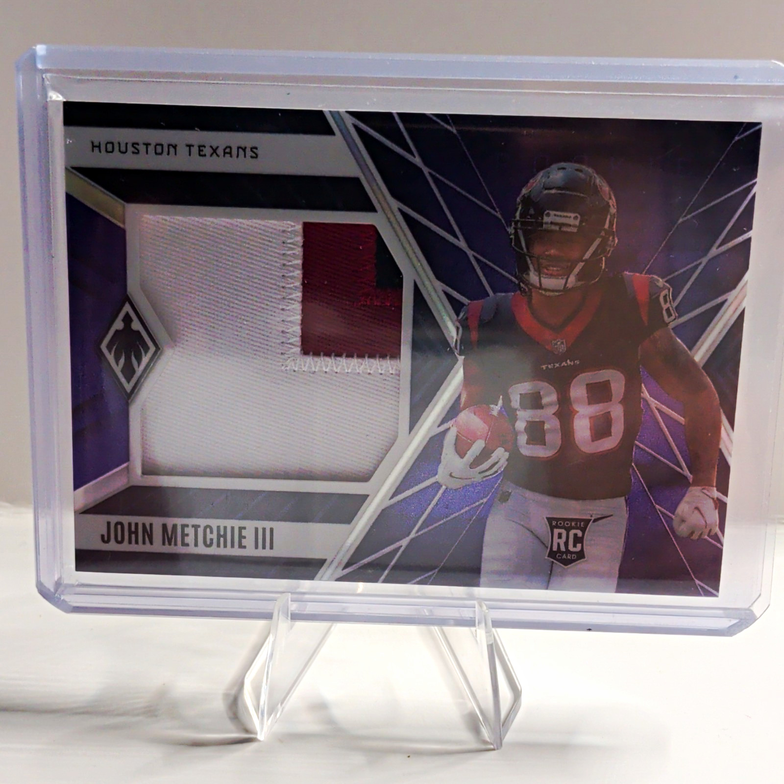 Panini Phoenix 2022 John Metchie III Rookie Jumbo Memorabilia Purple #RJM-16/75