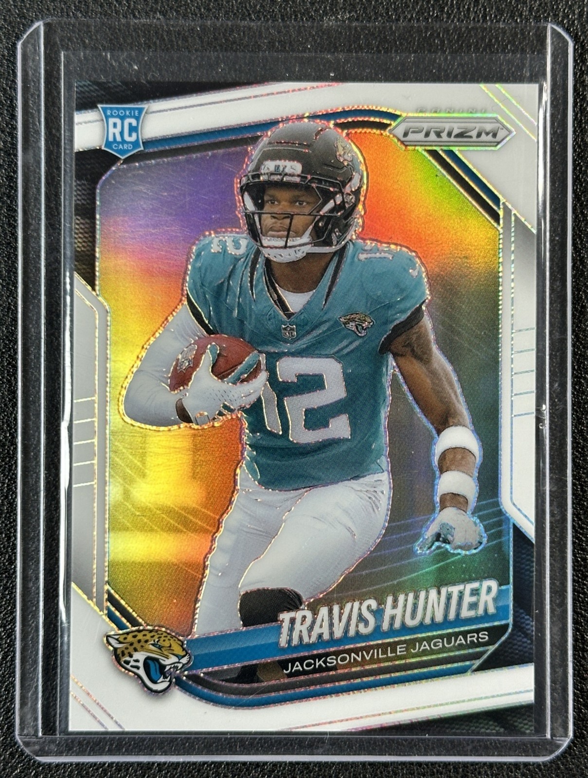 TRAVIS HUNTER 2025 PANINI PRIZM #301 ROOKIE WHITE RC 23/35 JAGUARS
