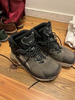 Altra Men's Olympus 5 Hiking Boots Vibram Sole Gray/Black US 11 Medium (M)