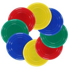 YDDS Flying Disc 9Inch Plastic Flying Disc for Discs Set of 8 Flying Disc Bu...