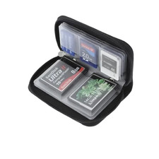 Memory Card Holder Bag 22 Slot SD CF Micro SD SDHC MS Camera Game Case