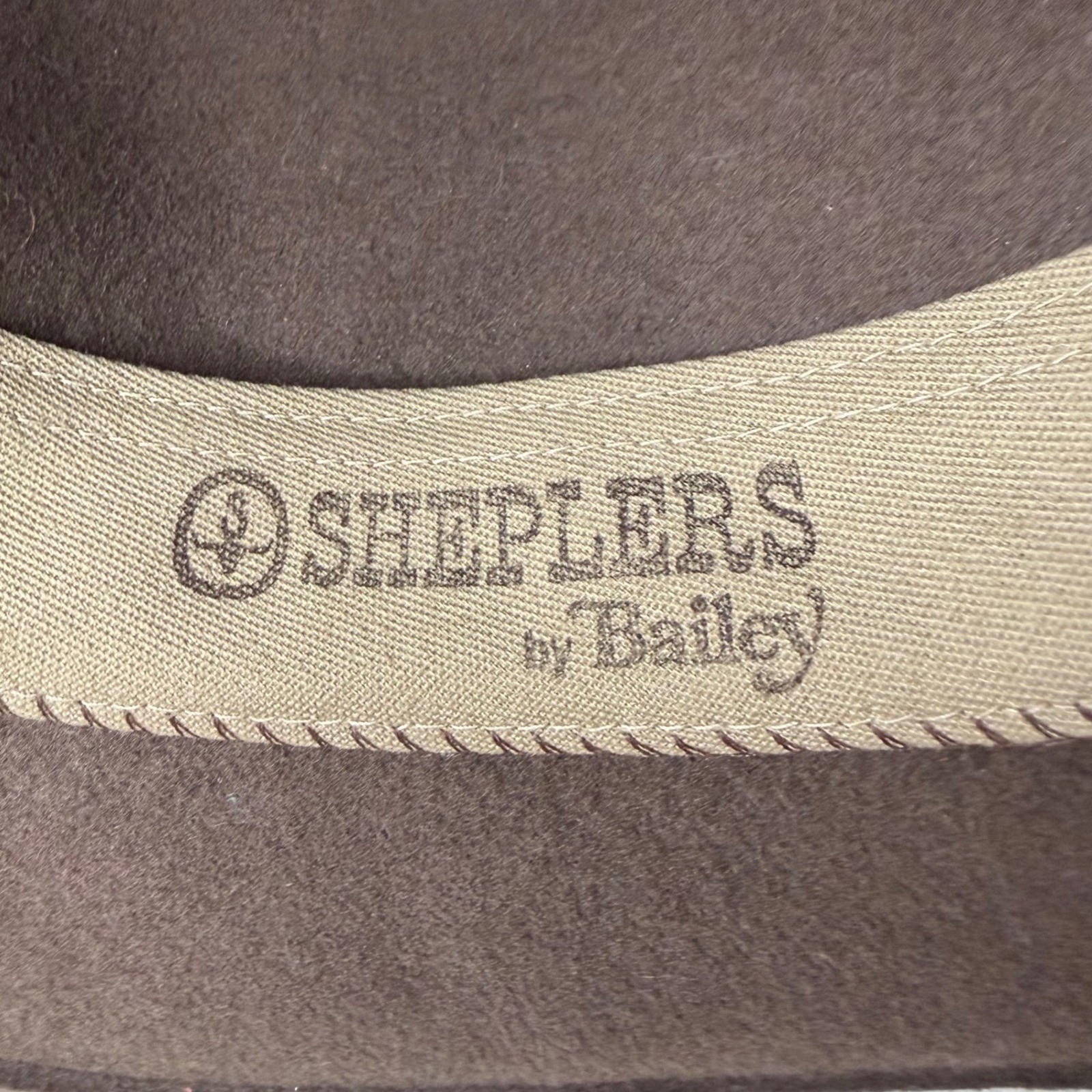 Sheplers by Bailey Fedora Hat Unisex Brown 100percent Wool Felt Western Boho Small image 8