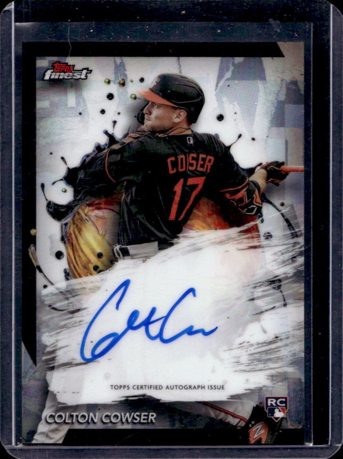 2024 Finest Colton Cowser Auto RC Refractor #FA-CC Orioles