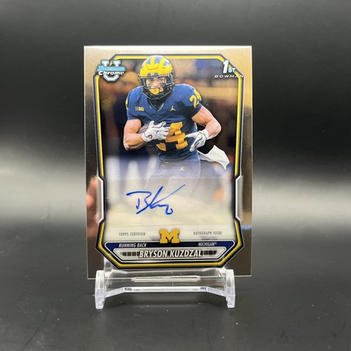 Bryson Kuzdzal – 2026 Bowman Football · Chrome Prospect Autographs #BCPA-BK Bryson Kuzdzal