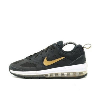 Nike Herren Air Max Genome Sneaker Schwarz/Gold Low-Top ämpfung EU 41