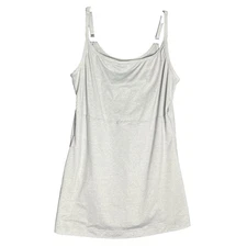 Flexees by Maidenform  V-Neck Tank Women’s 2XL Gray Capsule Lightweight Layer