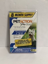 Pet Action Pro Flea Tick Treatment for Small 5-22 lbs. Dogs - 8 Doses