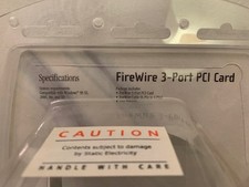 CSL PCI Firewire Karte Erweiterungskarte PCI-E 3 Anschlüsse 1394a