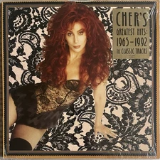 Cher Greatest Hits 1965-1992 Double Vinyl LP GEF24439, 1st Press Near Mint Discs