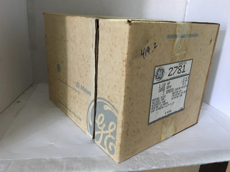 Ge 2781 1/10 Hp 115 Volts Hvac Motor 1050 Rpm 3 Speed 3.60 Amps - Image 2 of 4