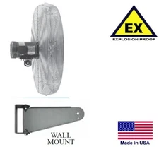 CIRCULATION FAN - Explosion Proof - 24" - 230/240V - 1 Phase - 1 Spd - 4300 CFM
