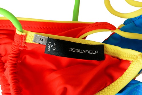 Dsquared2 Costume da bagno donna multicolore 2 pezzi US M IT 42 - Foto 10 di 11