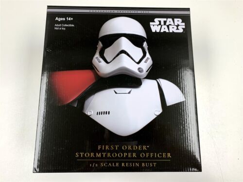 Star Wars- First Order Stormtrooper Officer - 1/2 Scale Resin Bust - Sealed New