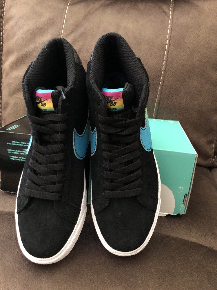 Nike SB Zoom Blazer Mid QS Lance Mountain Black Multi-color